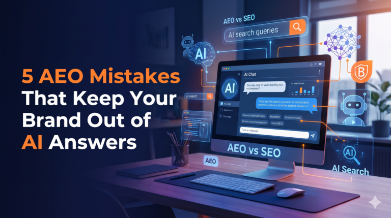 5 AEO Mistakes That Keep Your Brand Out of AI Answers